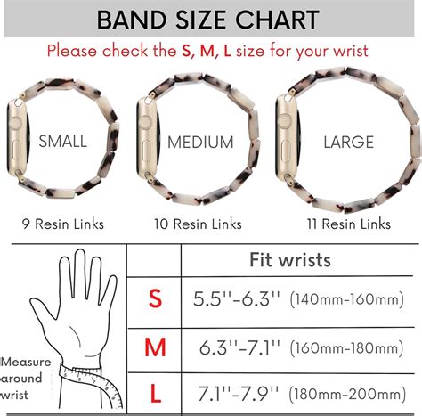 different apple watch bands|apple watch bands size chart.